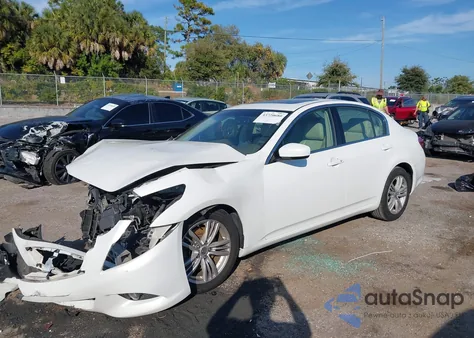 2012 Infiniti G37 Journey from USA, damaged, VIN JN1CV6AP2CM624105